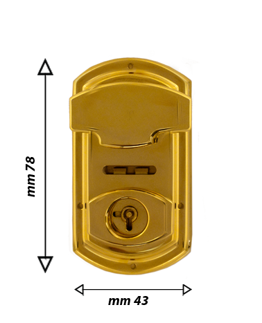 Key lock for briefcase | MMC COLOMBO