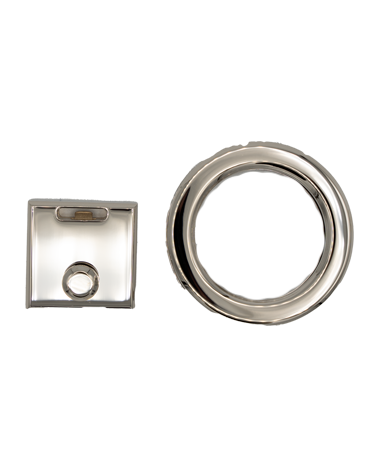 Solid brass lock for leather handbag | MMC COLOMBO