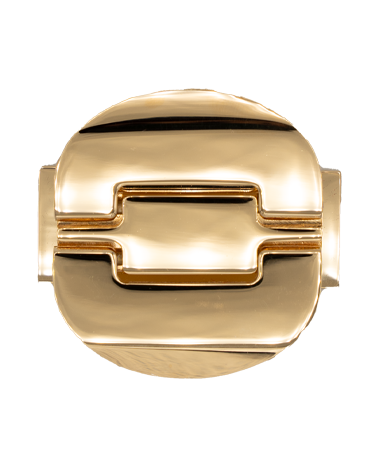 Solid brass clip closure for leather bag | MMC COLOMBO