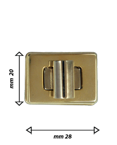 Turn lock for handbag | MMC COLOMBO