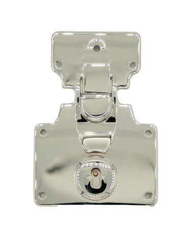 Solid brass clipper closure for luxury trunk | MMC COLOMBO