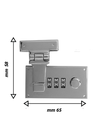 Combination lock for attachè case | MMC COLOMBO