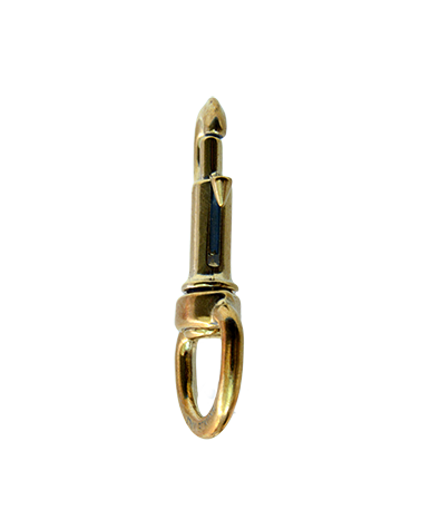 Brass snap hook for dog leashes and leather goods | MMC COLOMBO