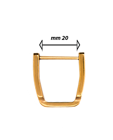 Brass ring for leather goods | MMC COLOMBO