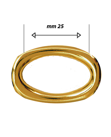 Zamak ring for leather goods | MMC COLOMBO