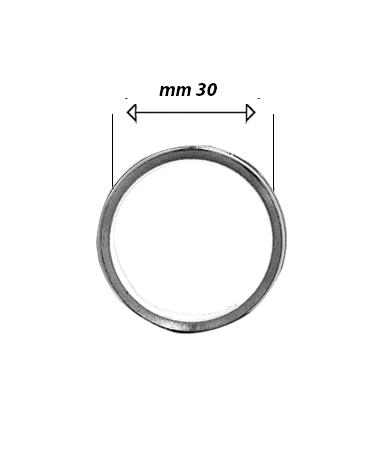 Zamak ring for leather goods | MMC COLOMBO