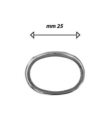 Zamak ring for leather goods | MMC COLOMBO