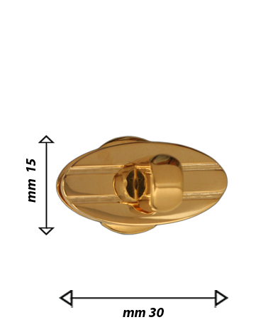 Turn lock for handbag | MMC COLOMBO