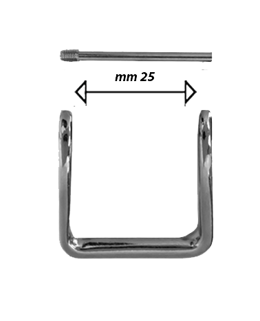 Zamak ring for leather goods | MMC COLOMBO