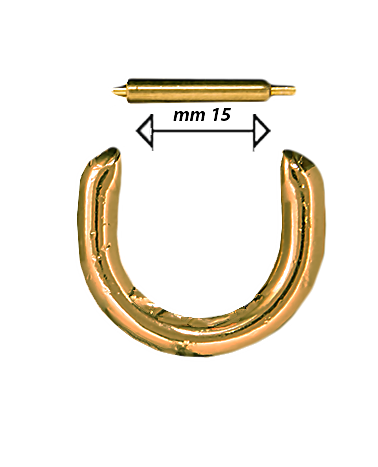 Zamak ring for leather goods | MMC COLOMBO