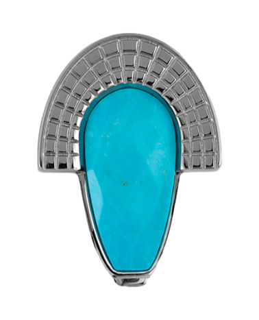 Closure for handbag with faceted magnesite | MMC COLOMBO