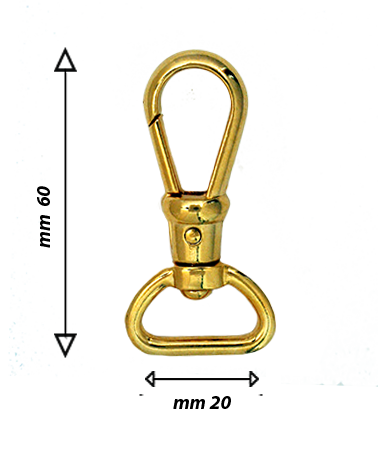 Snap hook for leather goods | MMC COLOMBO