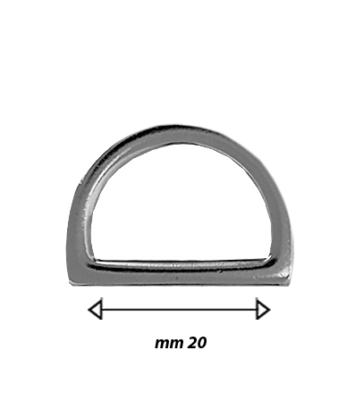 Zamak ring for leather goods | MMC COLOMBO