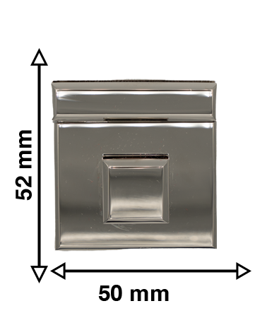 Solid brass closure for leather briefcase | MMC COLOMBO