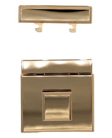 Solid brass closure for leather briefcase | MMC COLOMBO