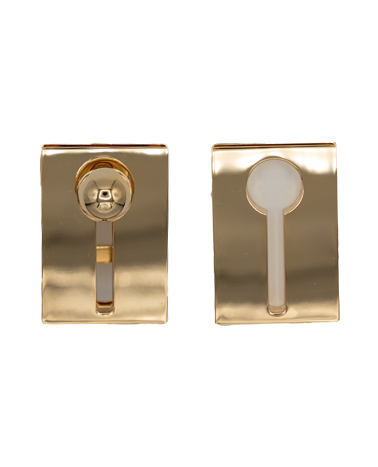 Solid brass closure for leather goods | MMC COLOMBO