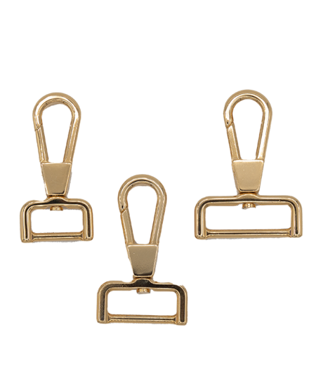 Solid brass snap hooks for leather bags | MMC COLOMBO