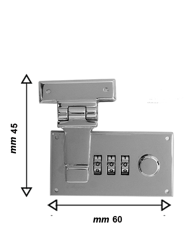 Combination lock for attachè case | MMC COLOMBO