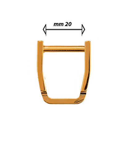 Brass ring for leather goods | MMC COLOMBO