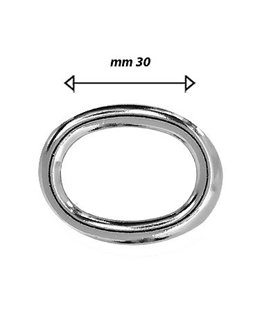 Zamak ring for leather goods | MMC COLOMBO