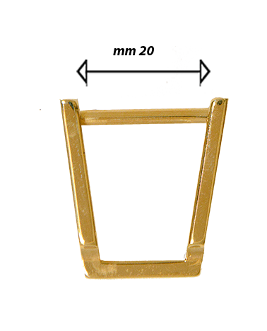 Brass ring for leather goods | MMC COLOMBO
