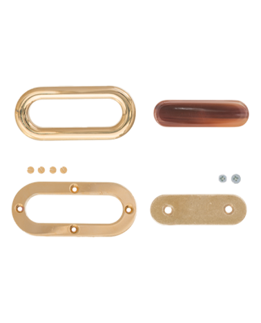 Turn lock for bag with veined horn | MMC COLOMBO