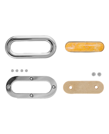 Turn lock for bag with cabochon yellow jasper | MMC COLOMBO