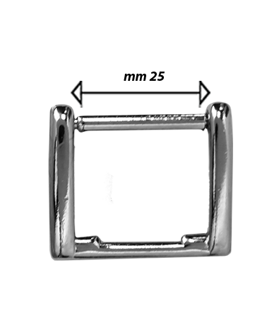 Zamak ring for leather goods | MMC COLOMBO