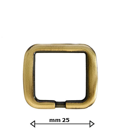 Zamak ring for leather goods | MMC COLOMBO