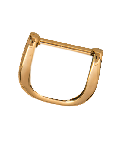 Brass ring for leather goods | MMC COLOMBO