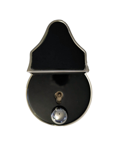 Key lock for handbag with resin black | MMC COLOMBO