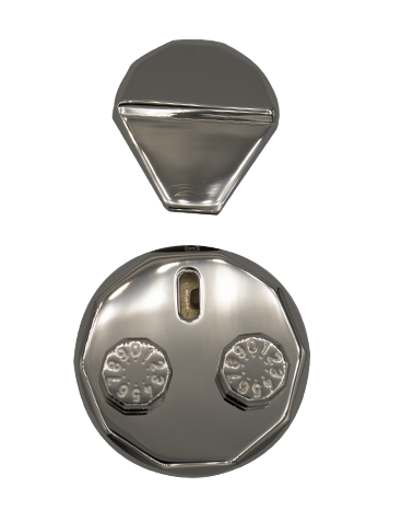 Solid brass combination lock for bag, briefcase and satchel | MMC COLOMBO