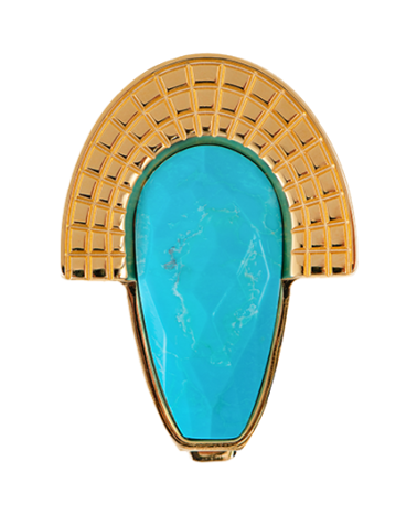 Closure for handbag with faceted magnesite | MMC COLOMBO