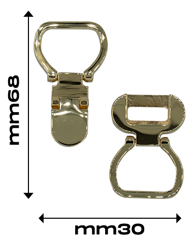 Clip closure for shoulder strap | MMC COLOMBO