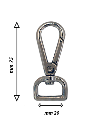 Snap hook for leather goods | MMC COLOMBO