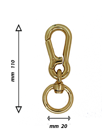 Snap hook for leather goods | MMC COLOMBO