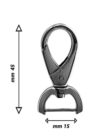 Snap hook for leather goods | MMC COLOMBO