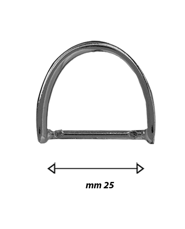 Zamak ring for leather goods | MMC COLOMBO