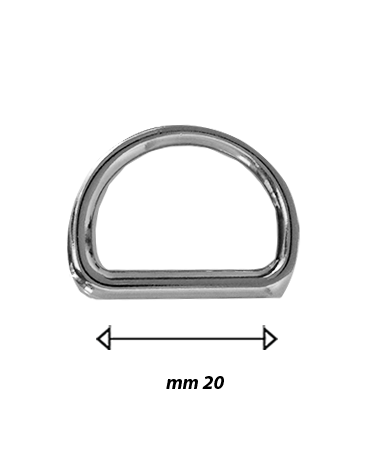 Zamak ring for leather goods | MMC COLOMBO