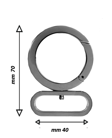 Brass snap hook for leather goods | MMC COLOMBO
