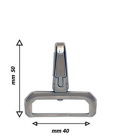 Brass snap hook for leather goods | MMC COLOMBO